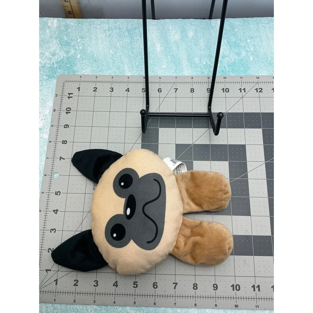 Surehot Redemption Pug Dog Plush Tan Black Small Stuffed Animal Toy 9 inch